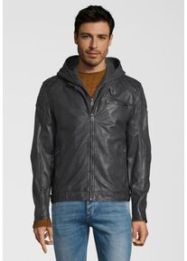 Gipsy, Herren Lederjacke 'Alek', Graphit