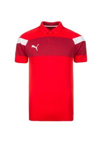 Puma, Herren Poloshirt 'Spirit II', Rot / Wei&szlig;