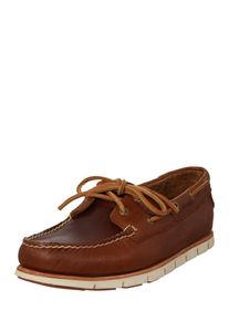 Timberland, Herren Mokassins mit Schn&uuml;rung, Dunkelbraun