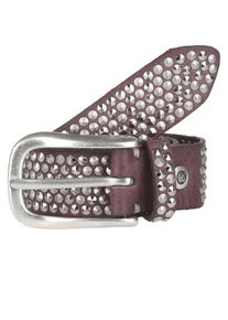 B.belt Handmade In Germany, Damen Nieteng&uuml;rtel, Beere