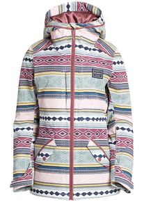 Billabong, Damen Snowboardjacke 'Jara', Dunkelblau / Gelb / Pastellgr&uuml;n / Pastellpink