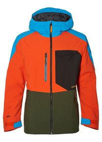 O`Neill O'NEILL, Herren Jacke 'Exile', Himmelblau / Khaki / Neonorange / Schwarz