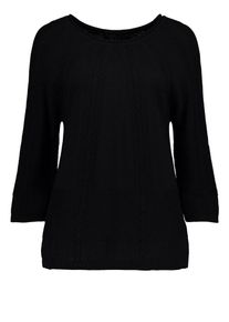 Cartoon, Damen Pullover im schlichten Design, Schwarz