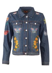 Maze, Damen Jacke 'Roxana', Blue Denim / Mischfarben