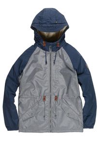 Element, Herren Jacke 'Stark Heather Raglan', Navy / Graumeliert