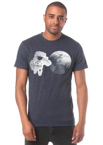 Iriedaily, Herren T-Shirt 'With Stupid', Blaumeliert