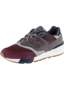 New Balance, Herren Sneakers 'ML597', Nachtblau / Grau / Beere / Wei&szlig;