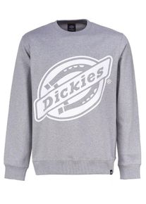 Dickies, Herren Sweatshirt 'Point Comfort', Graumeliert / Wei&szlig;
