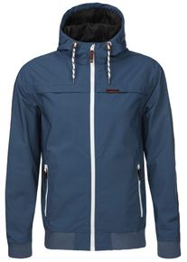 LAKEVILLE MOUNTAIN, Herren Jacke 'Bani', Hellblau / Wei&szlig;