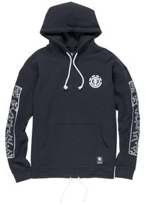Element, Herren Kapuzenpullover 'Jump Pop', Schwarz / Wei&szlig;