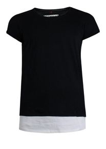Trueprodigy, Herren T-Shirt 'Jace', Schwarz / Wei&szlig;