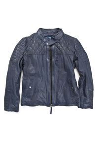 Mustang, Herren Lederjacke 'Raoul', Blau