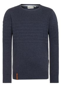 Naketano, Herren Pullover 'Schmiergelvampir', Blaumeliert