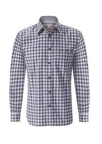 Stockerpoint, Herren Hemd 'Mitchel', Grau / Wei&szlig;