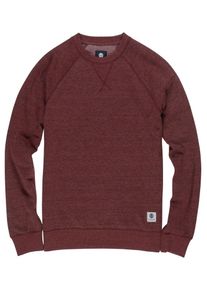 Element, Herren Sweatshirt 'Meridian Crew', Rubinrot