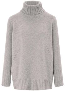 Peter Hahn, Damen Pullover, Hellgrau