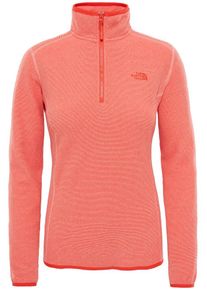 The North Face, Herren Sweatshirt '100 Glacier 1/4 Zip', Rot / Pastellrot