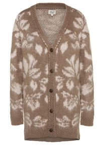 Khujo, Damen Strickjacke 'FAJITA', Beige / Braun