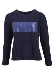 Khujo, Damen Pullover 'ALIS', Blau / Dunkelblau