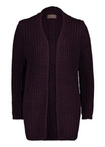 Cartoon, Damen Strickjacke, Aubergine