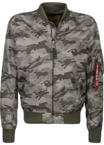 Alpha Industries, Herren Bomberjacke 'MA-1 TT', Grau