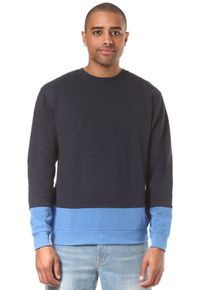DC Shoes, Herren Rebel Lo Block Sweatshirt, Indigo / Hellblau