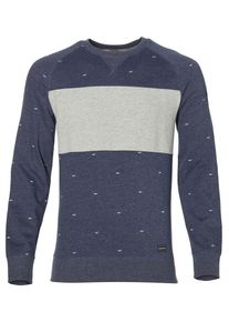 O`Neill O'NEILL, Herren Sweatshirt 'Step', Blau / Graumeliert