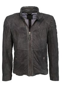 Mustang, Herren Lederjacke 'Nelson', Graphit