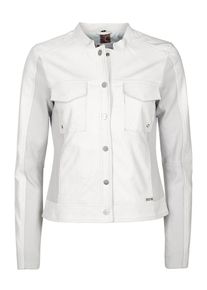 Maze, Damen Jacke 'Madera', Grau / Wei&szlig;