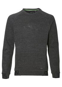 O`Neill O'NEILL, Herren Sweatshirt '2-Face Hybrid Crew', Dunkelgrau / Graumeliert