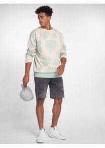 Just Rhyse, Herren Pullover 'Chito' mit Bl&auml;tter-Muster, Beige