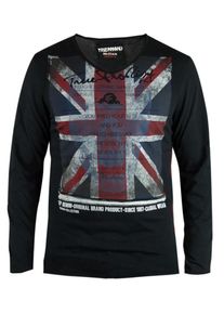 Trueprodigy, Herren Shirt 'Union Jack', Blau / Rot / Schwarz / Wei&szlig;