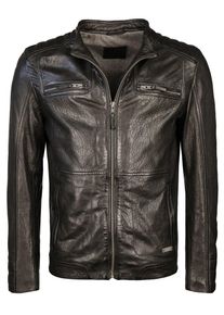 Mustang, Herren Lederjacke 'Augustin', Schwarz