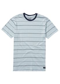 Billabong, Herren T-Shirt 'Die Cut Stripe', Enzian / Hellblau