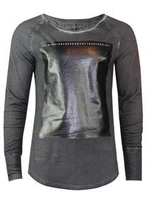 Trueprodigy, Herren Sweatshirt 'Duma', Anthrazit / Schwarz
