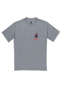 Element, Herren T-Shirt 'Smoke', Navy / Graumeliert / Rostrot