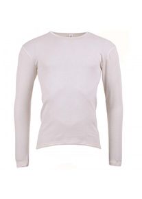 Engel Unterhemd L/S Merinounterw&auml;sche Herren (Gr 54/56 |wei&szlig;/grau)