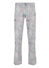 Skiny, Damen Roots Sleep Hose lang, Taupe / Mint / Rosa