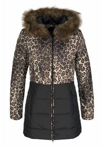 Melrose, Damen Steppmantel, Dunkelbeige / Schwarz