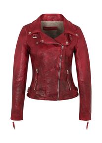Freaky Nation, Damen Lederjacke 'New Love', Rot