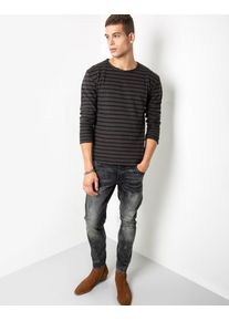 tigha, Herren Longsleeve 'Arlo ', Basaltgrau