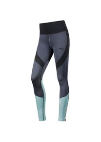 KARI TRAA, Damen Lauftights 'Tina', Opal / Dunkelblau / Orange