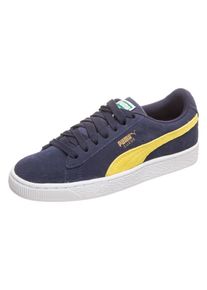 Puma, Mädchen Sneaker 'Suede Classic', Blau / Neongelb