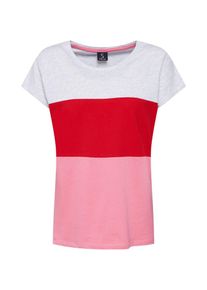 Sublevel, Damen Shirt, Grau / Pink / Rot