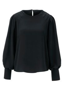 Heine, Damen Bluse, Schwarz