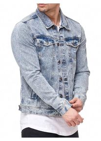 INDICODE JEANS, Herren Denimjacke ' Bryne ', Blue Denim