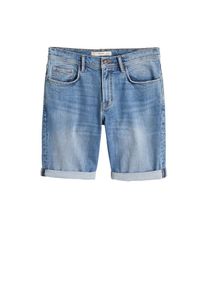 Mango Man, Herren Bermudas 'Rock4', Blue Denim