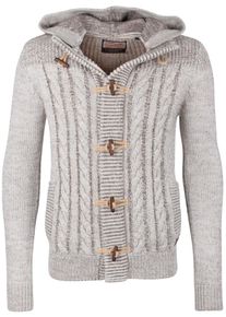 PETROL INDUSTRIES, Herren Strickjacke, Beigemeliert