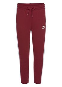 Puma, Damen 'Classic T7' Trainingshose, Rot / Weiß