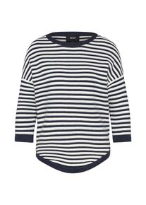 Object, Damen Pullover 'MORGAN', Marine / Weiß